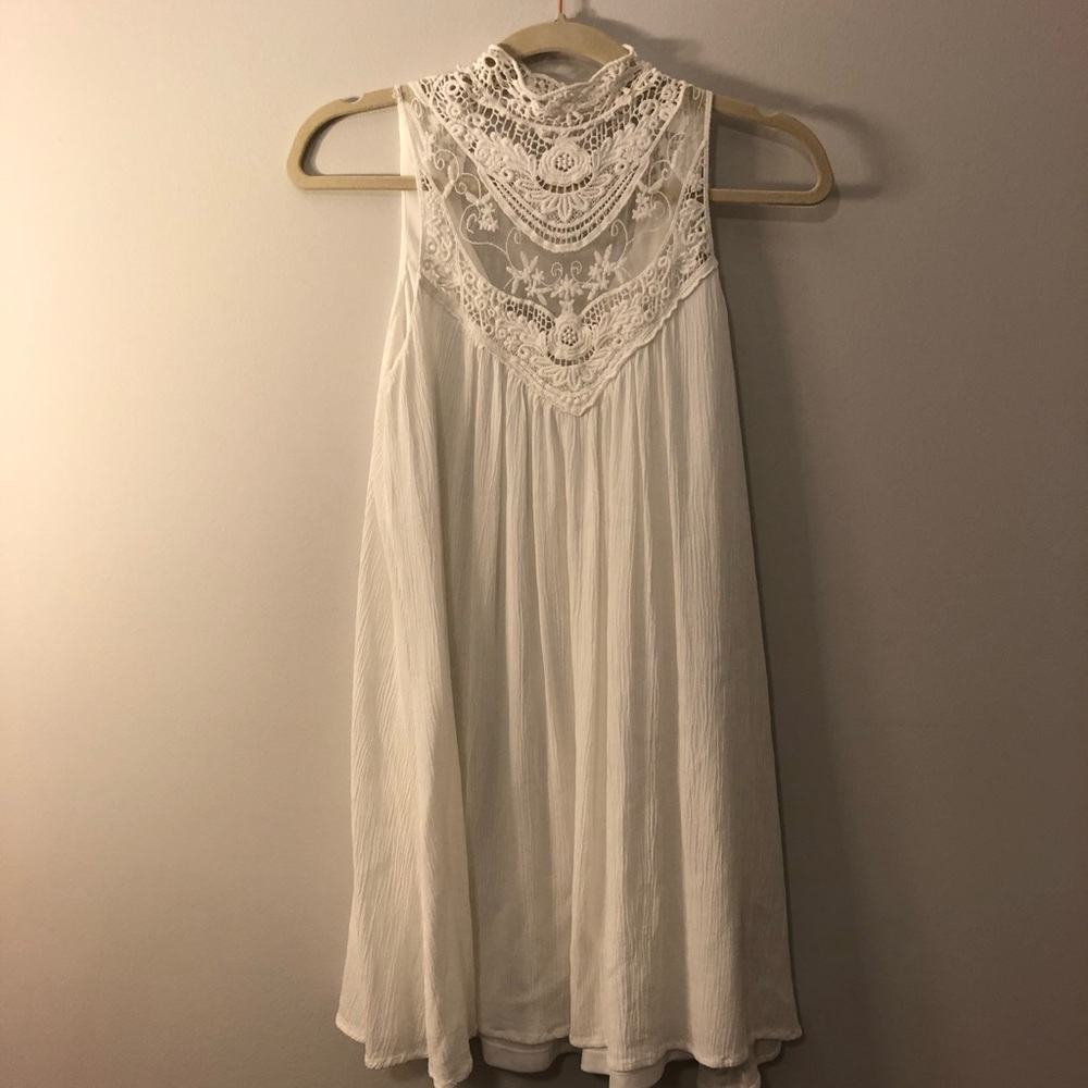 Macramé lace dress